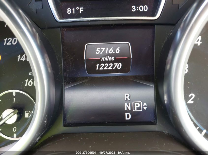2015 MERCEDES-BENZ ML 350 4JGDA5HB5FA618320