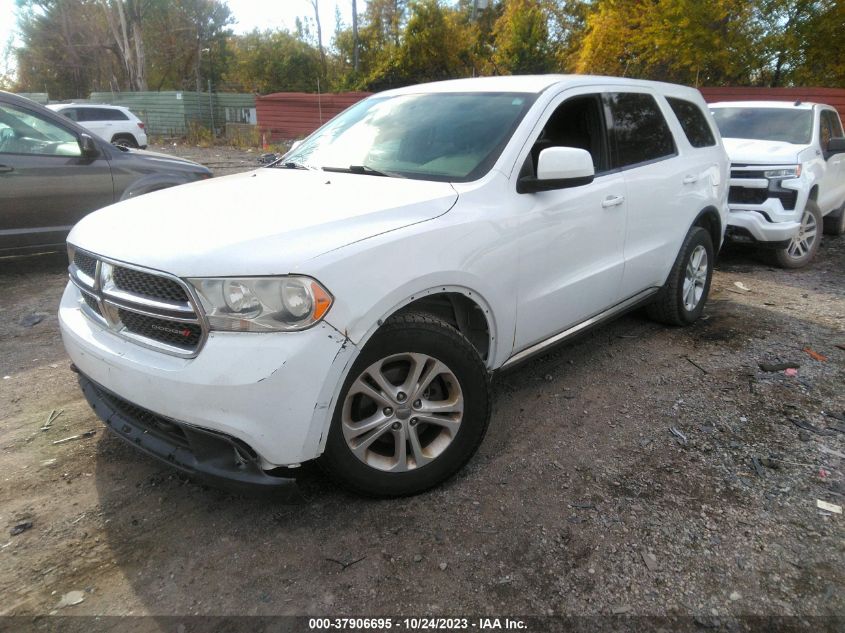 2013 DODGE DURANGO SXT - 1C4RDJAG9DC662192