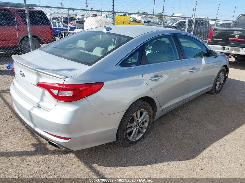 2017 HYUNDAI SONATA 2.4L - 5NPE24AF4HH533106