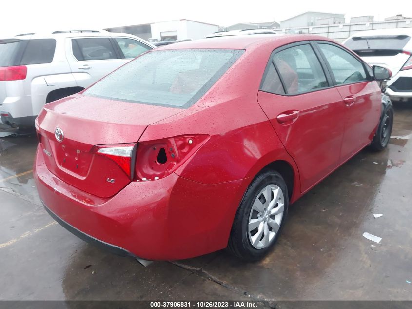 2014 TOYOTA COROLLA L/LE/S/S PLUS/LE PLUS - 5YFBURHE9EP063516