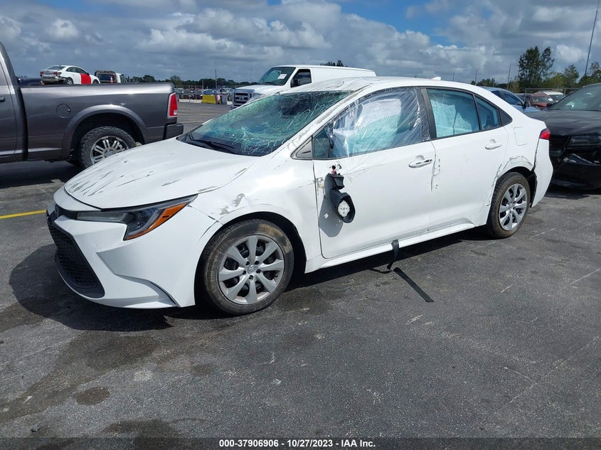 VIN 5YFEPMAE1MP182547 2021 TOYOTA COROLLA LE