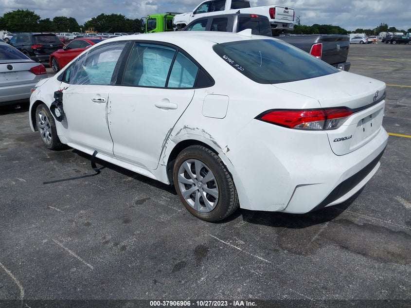 VIN 5YFEPMAE1MP182547 2021 TOYOTA COROLLA LE