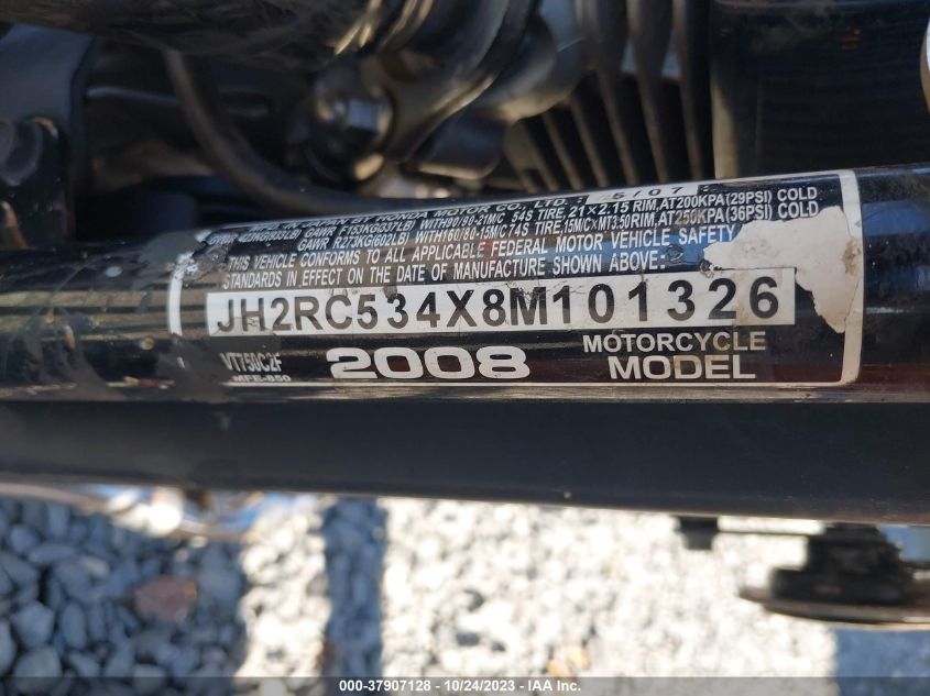 2008 HONDA VT750 C2F JH2RC534X8M101326