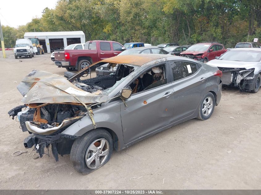 2014 HYUNDAI ELANTRA SE/SPORT/LIMITED - 5NPDH4AE6EH511296