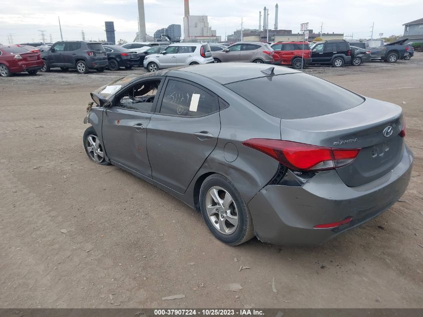 2014 HYUNDAI ELANTRA SE/SPORT/LIMITED - 5NPDH4AE6EH511296