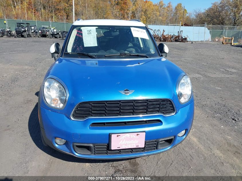 2014 MINI COUNTRYMAN COOPER S WMWZC5C50EWP38059