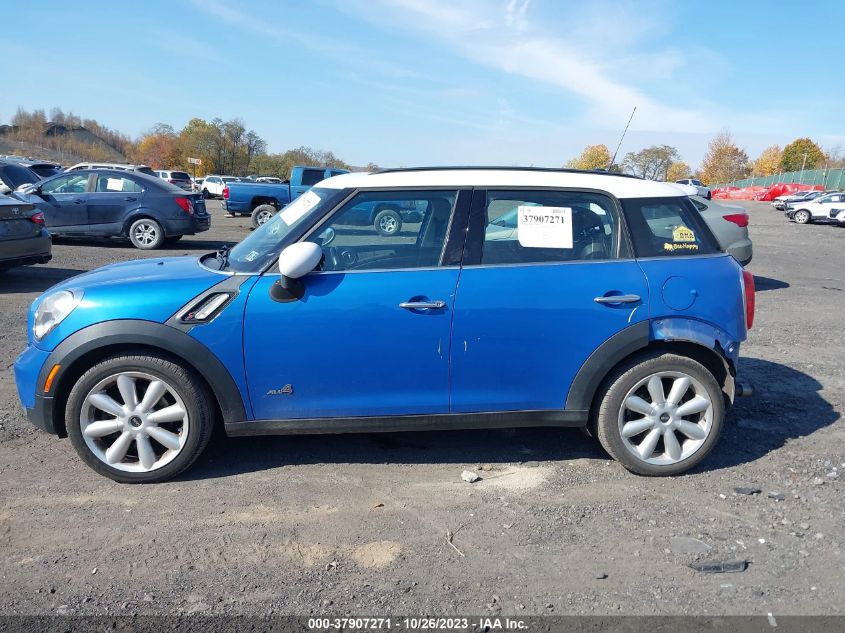 2014 MINI COUNTRYMAN COOPER S WMWZC5C50EWP38059