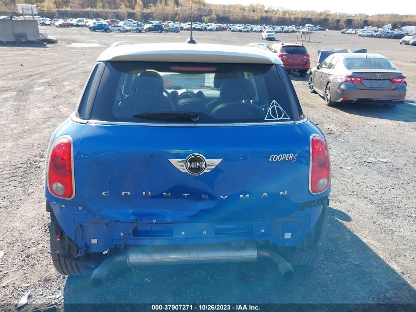 2014 MINI COUNTRYMAN COOPER S WMWZC5C50EWP38059
