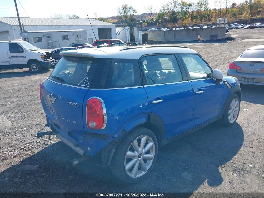 2014 MINI COUNTRYMAN COOPER S WMWZC5C50EWP38059