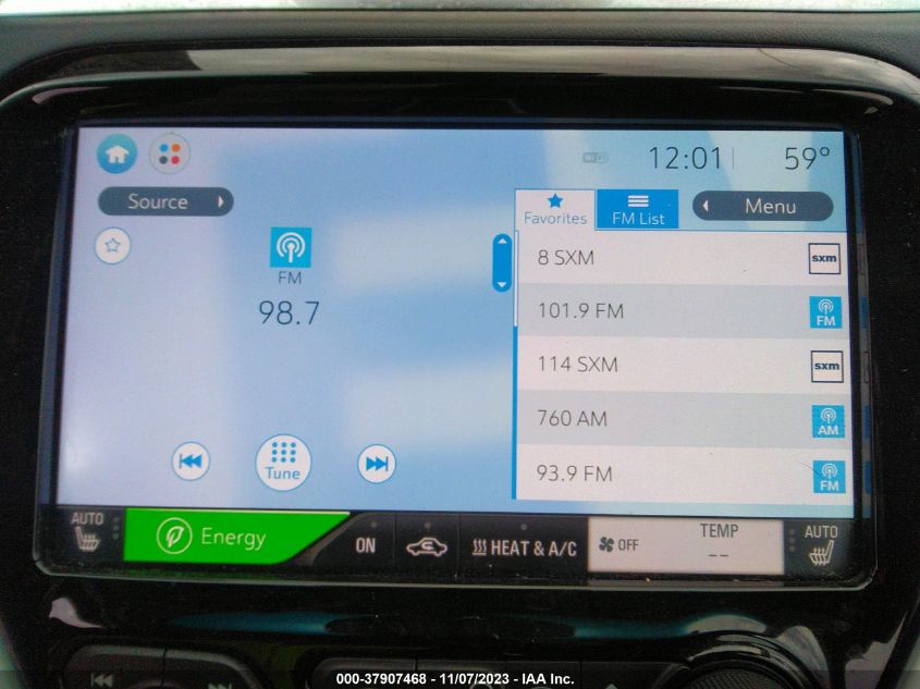 2017 CHEVROLET BOLT EV PREMIER - 1G1FX6S02H4153093