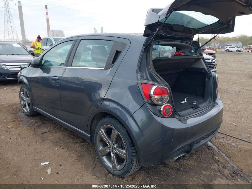 2013 CHEVROLET SONIC RS - 1G1JH6SB6D4165623