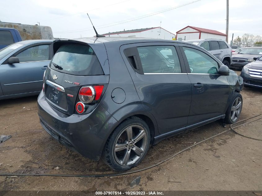2013 CHEVROLET SONIC RS - 1G1JH6SB6D4165623