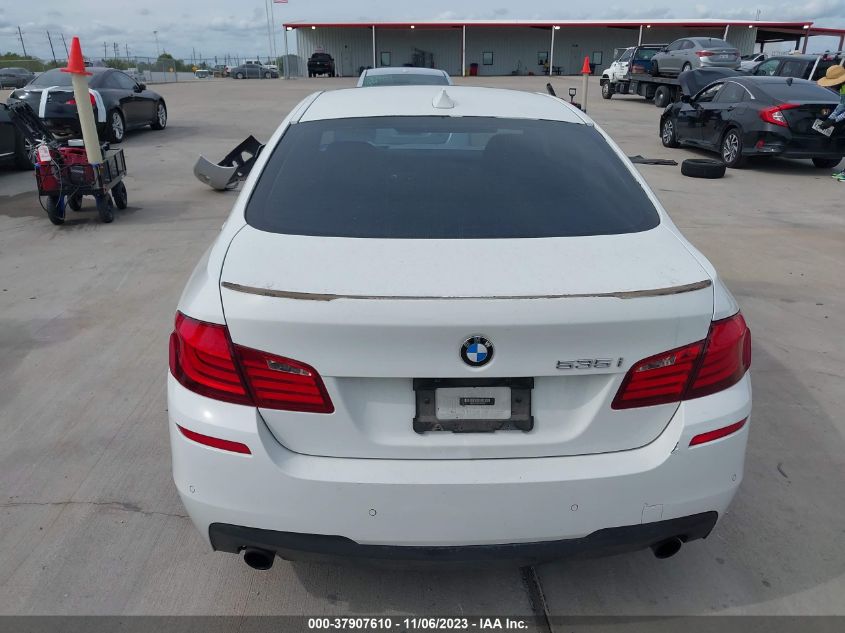 2013 BMW 5 SERIES 535I WBAFR7C55DC822360