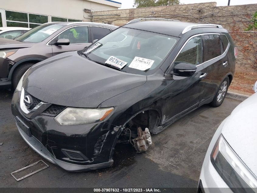 2015 NISSAN ROGUE SV - KNMAT2MT6FP527732