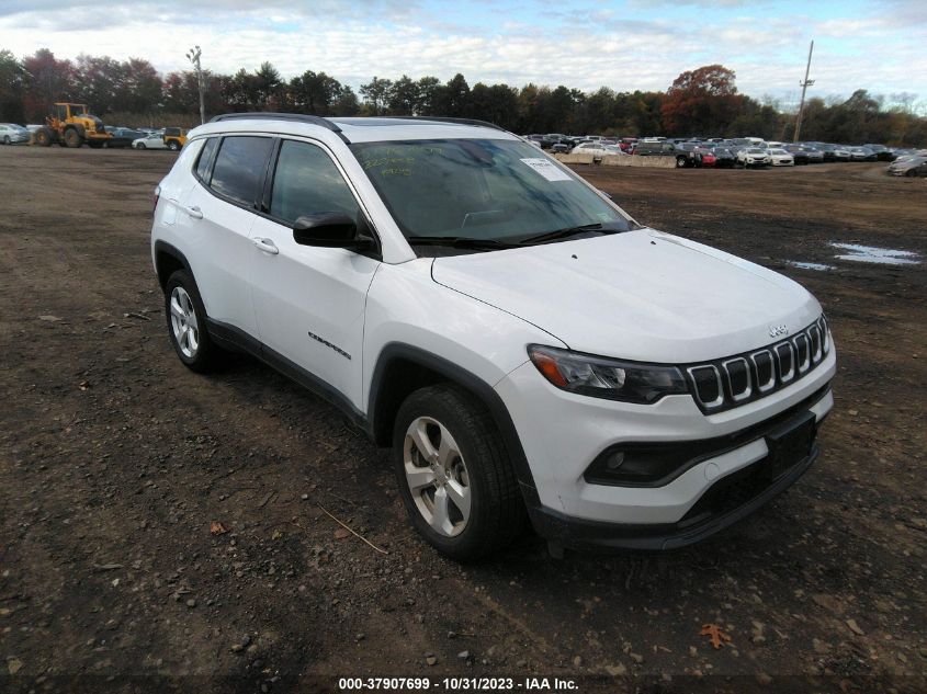 2022 JEEP COMPASS LATITUDE - 3C4NJDBB3NT127621