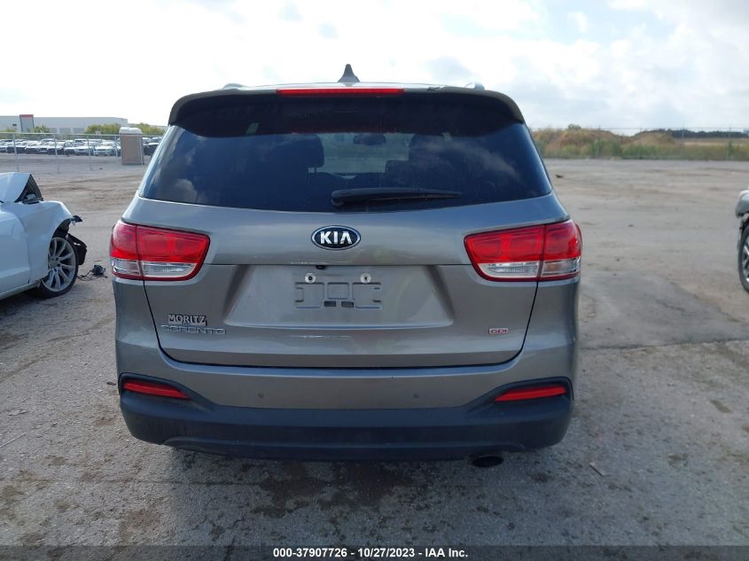 2017 KIA SORENTO LX - 5XYPG4A35HG258725