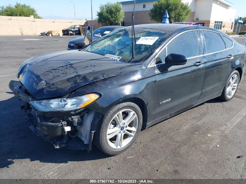 2018 FORD FUSION HYBRID SE - 3FA6P0LU2JR232661