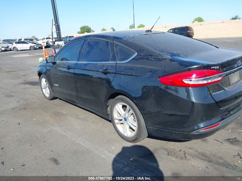 2018 FORD FUSION HYBRID SE - 3FA6P0LU2JR232661