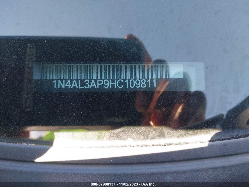 2017 NISSAN ALTIMA 2.5 SL - 1N4AL3AP9HC109811