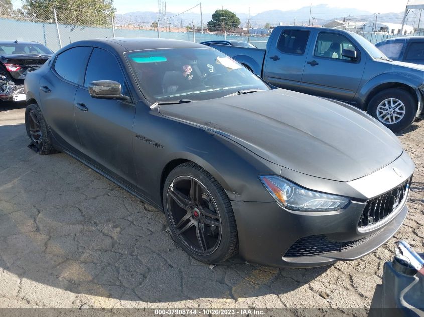 2014 MASERATI GHIBLI S Q4 - ZAM57RTA2E1103671