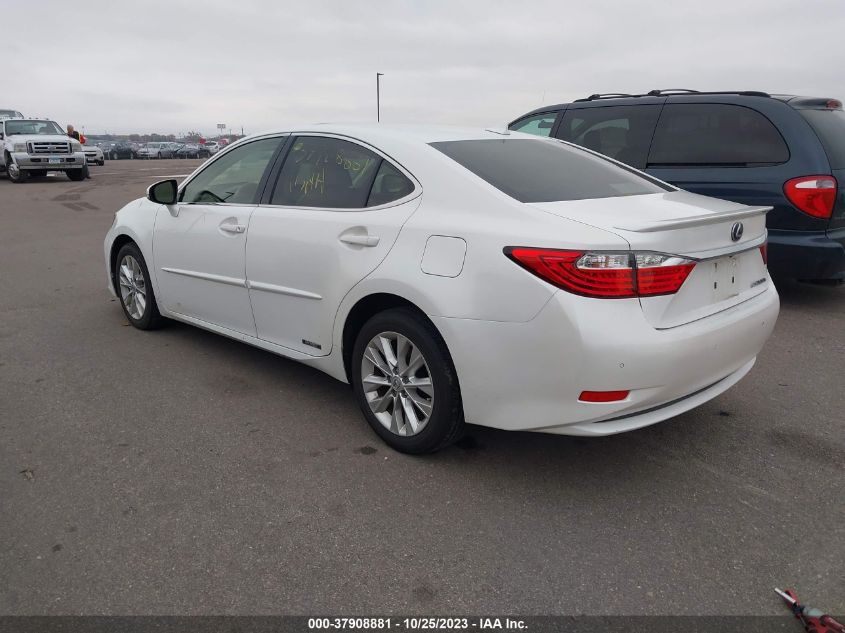 2013 LEXUS ES 300H HYBRID - JTHBW1GG2D2028181