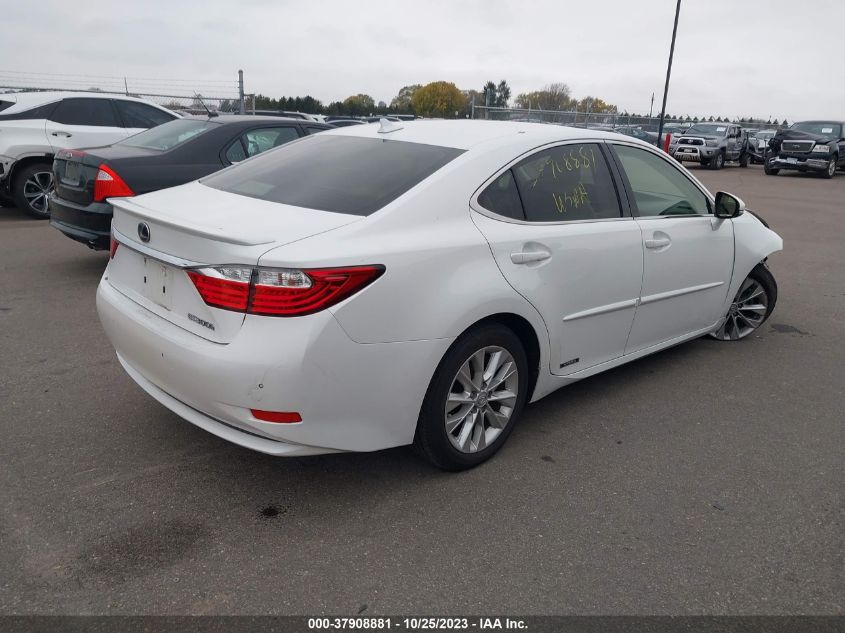 2013 LEXUS ES 300H HYBRID - JTHBW1GG2D2028181