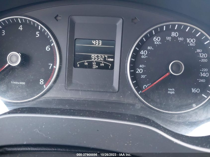 2013 VOLKSWAGEN JETTA SEDAN SE W/CONVENIENCE 3VWDP7AJ7DM309171