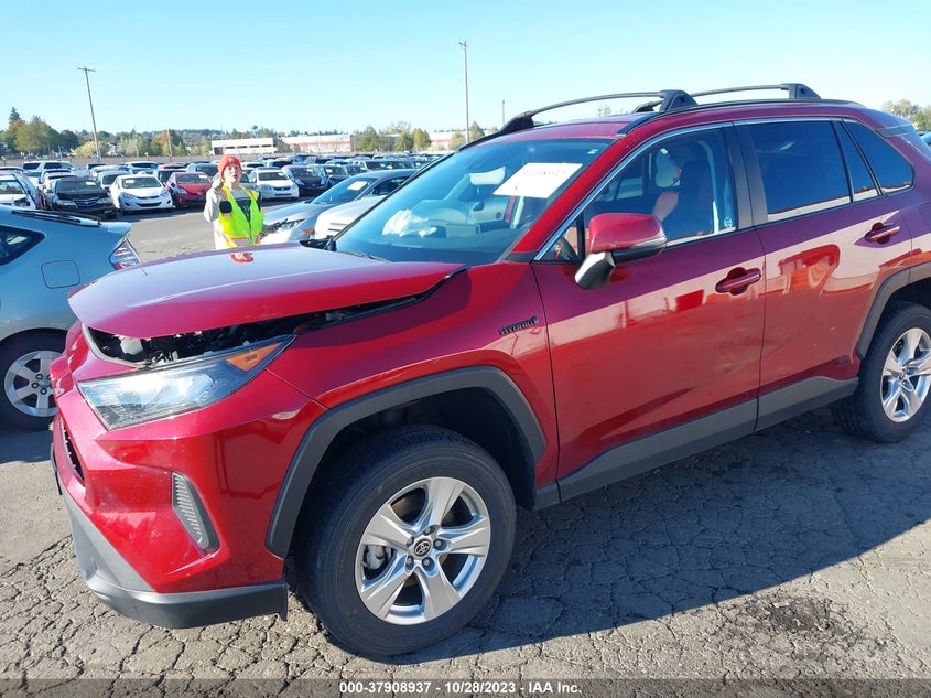 VIN 2T3MWRFV8MW128107 2021 TOYOTA RAV4 HYBRID LE