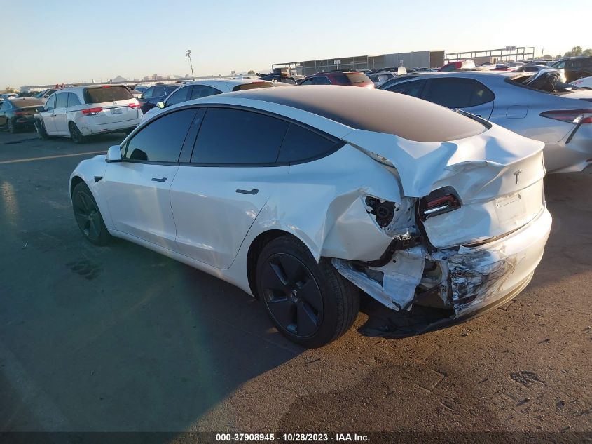 2022 TESLA MODEL 3 - 5YJ3E1EA6NF201979