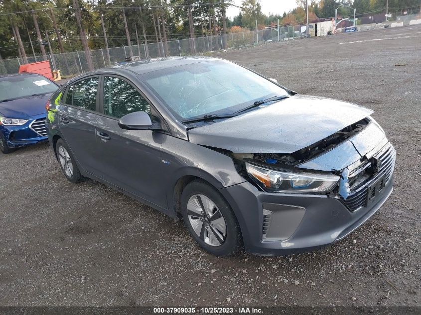 KMHC65LC1KU173614 Hyundai Ioniq Hybrid BLUE