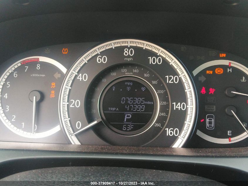 2013 HONDA ACCORD SDN EX-L - 1HGCR3F80DA020820