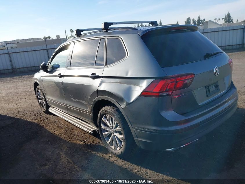 2018 VOLKSWAGEN TIGUAN S - 3VV1B7AX1JM052367