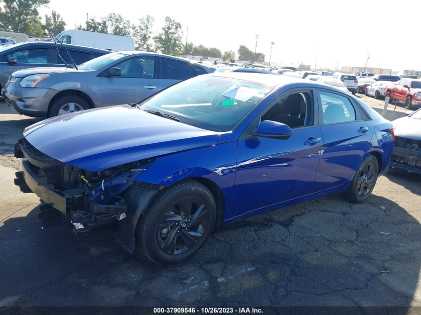 VIN 5NPLM4AG0NH084707 2022 HYUNDAI ELANTRA SEL