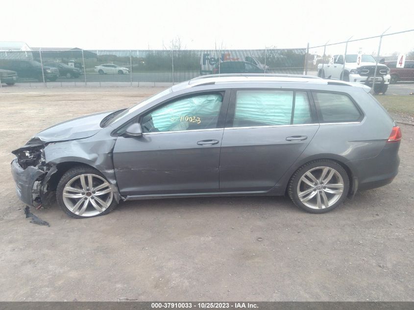 2015 VOLKSWAGEN GOLF SPORTWAGEN TSI SEL - 3VWC17AU0FM510792