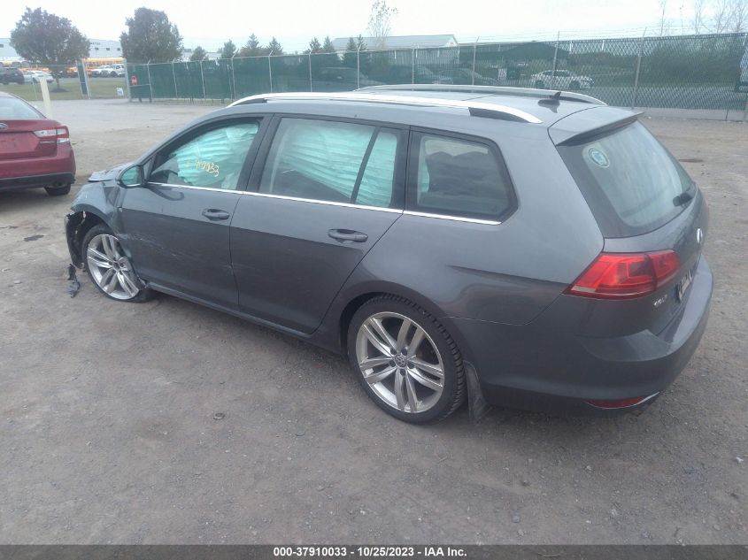 2015 VOLKSWAGEN GOLF SPORTWAGEN TSI SEL - 3VWC17AU0FM510792