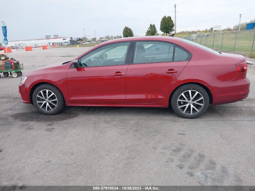 2016 VOLKSWAGEN JETTA SEDAN 1.4T SE 3VWD67AJ0GM324067