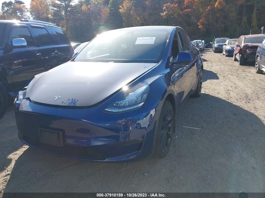 2022 TESLA MODEL Y LONG RANGE - 7SAYGDEE4NF416137