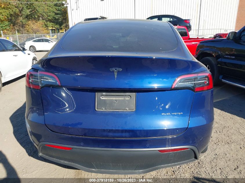 2022 TESLA MODEL Y LONG RANGE - 7SAYGDEE4NF416137