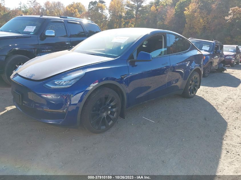 2022 TESLA MODEL Y LONG RANGE - 7SAYGDEE4NF416137