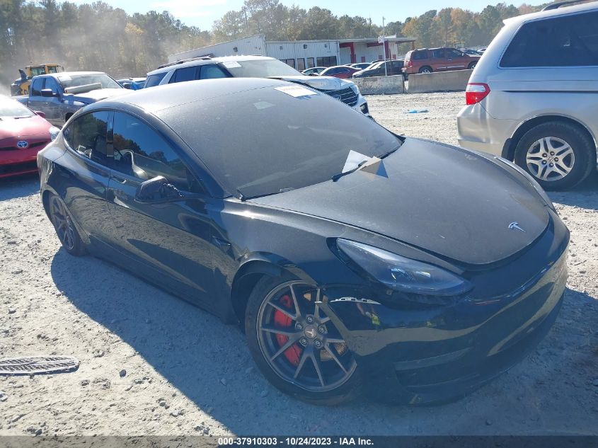 5YJ3E1EA4MF955512 TESLA MODEL 3 STANDARD RANGE PLUS 2021