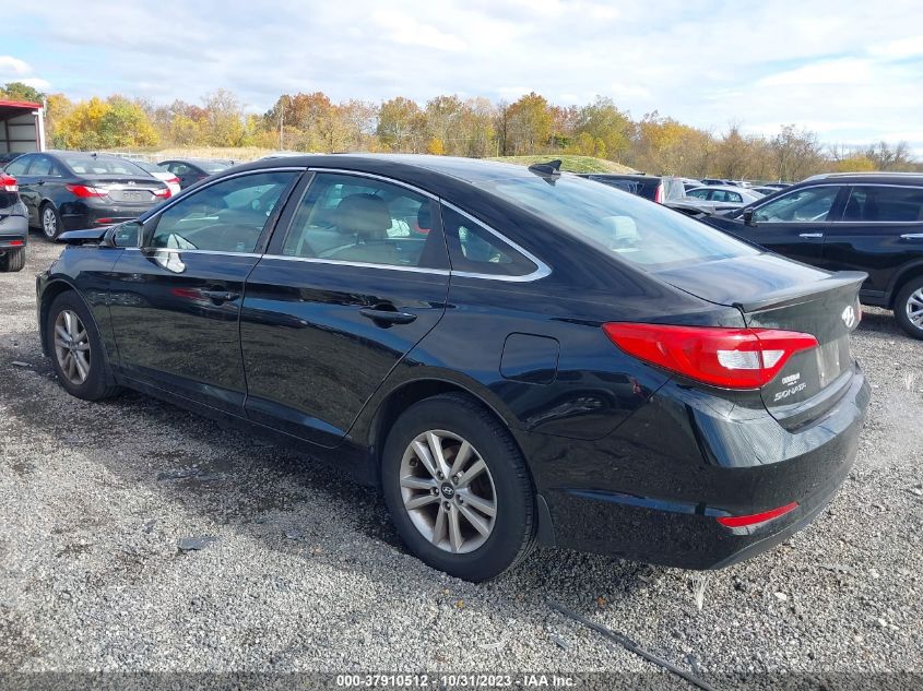 2015 HYUNDAI SONATA 2.4L SE - 5NPE24AF9FH186028