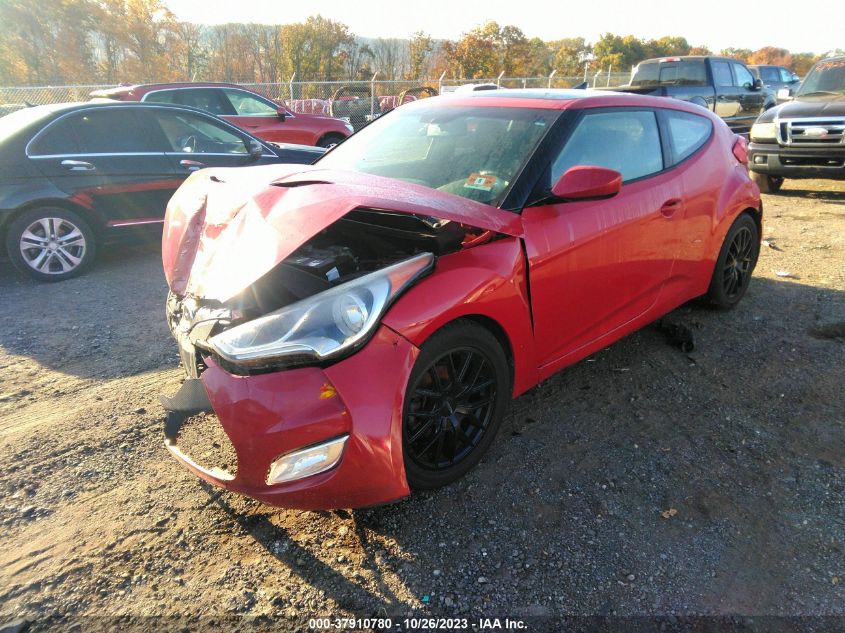 2013 HYUNDAI VELOSTER W/GRAY INT - KMHTC6AD2DU116609