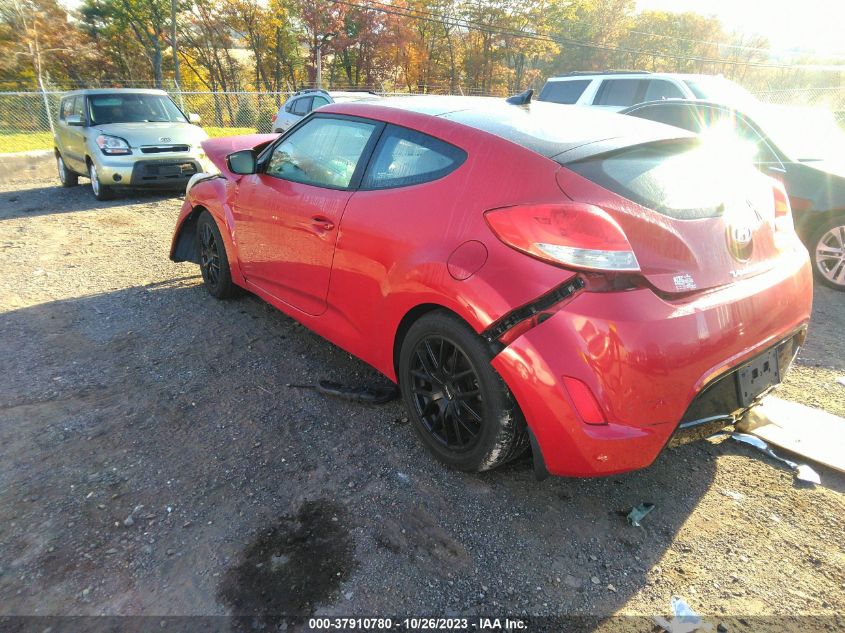 2013 HYUNDAI VELOSTER W/GRAY INT - KMHTC6AD2DU116609