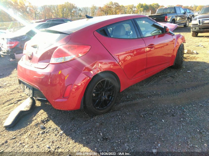 2013 HYUNDAI VELOSTER W/GRAY INT - KMHTC6AD2DU116609
