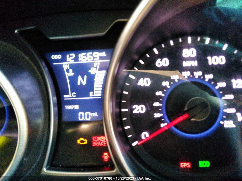 2013 HYUNDAI VELOSTER W/GRAY INT - KMHTC6AD2DU116609