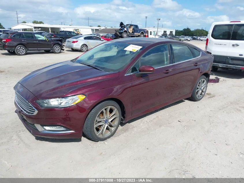 2017 FORD FUSION SE - 3FA6P0H71HR392981