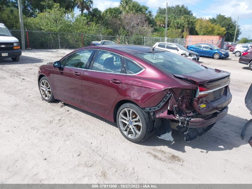 2017 FORD FUSION SE - 3FA6P0H71HR392981