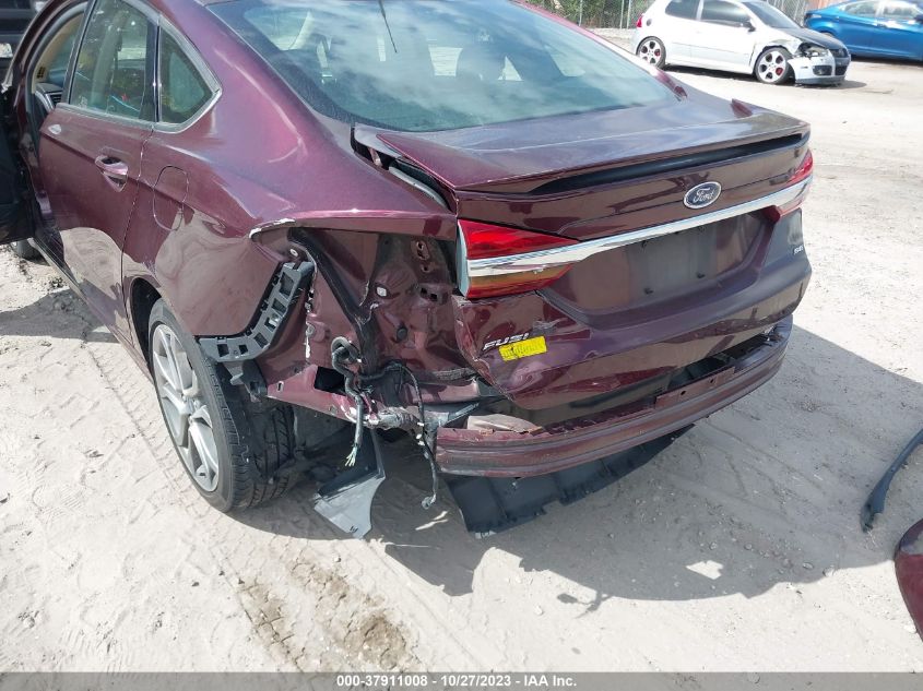 2017 FORD FUSION SE - 3FA6P0H71HR392981