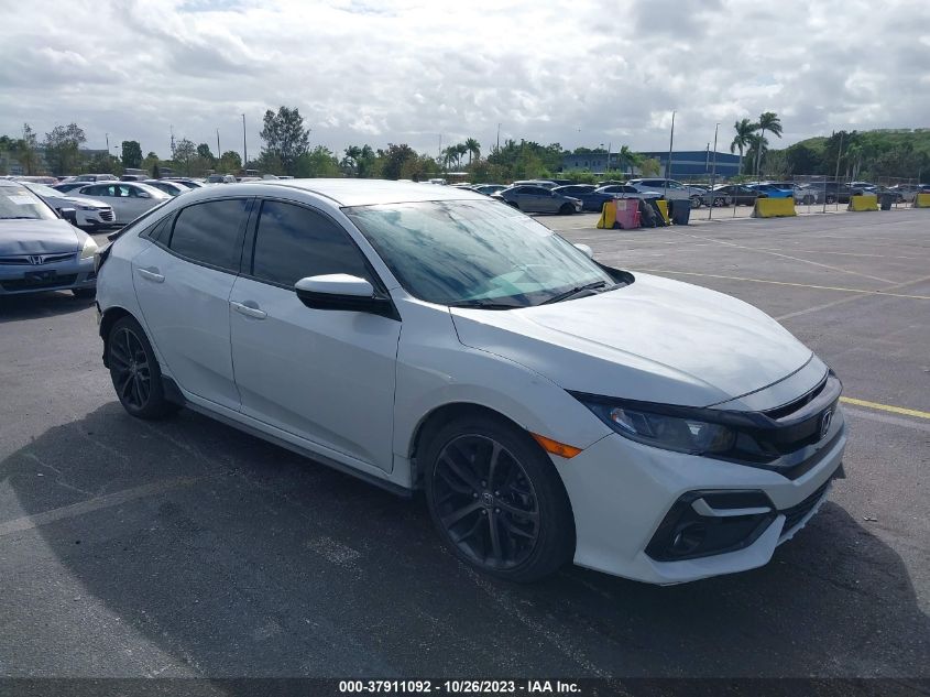 SHHFK7H45MU212676 HONDA CIVIC HATCHBACK SPORT 2021