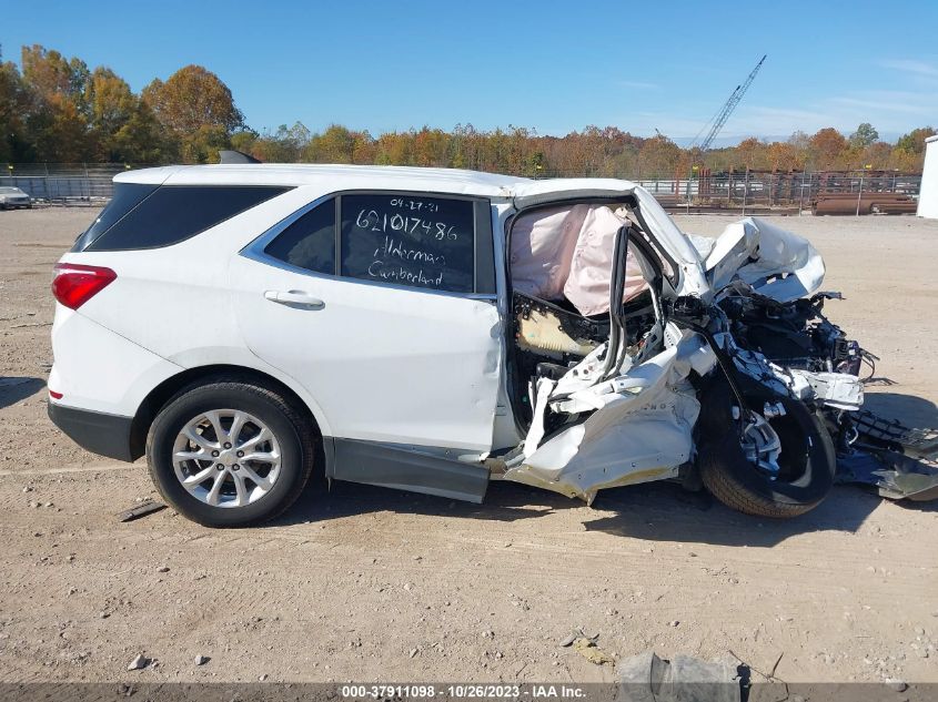 2021 CHEVROLET EQUINOX LT - 2GNAXTEV0M6138258